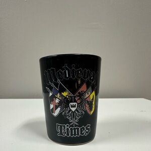 RARE Medieval Times Black Souvenir Shot Glass